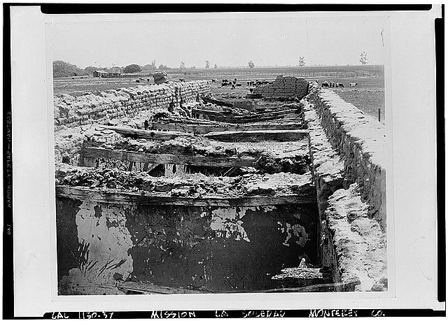 Soledad California Mission Nuestra Senora de la Soledad 1905 Ruins Adobes