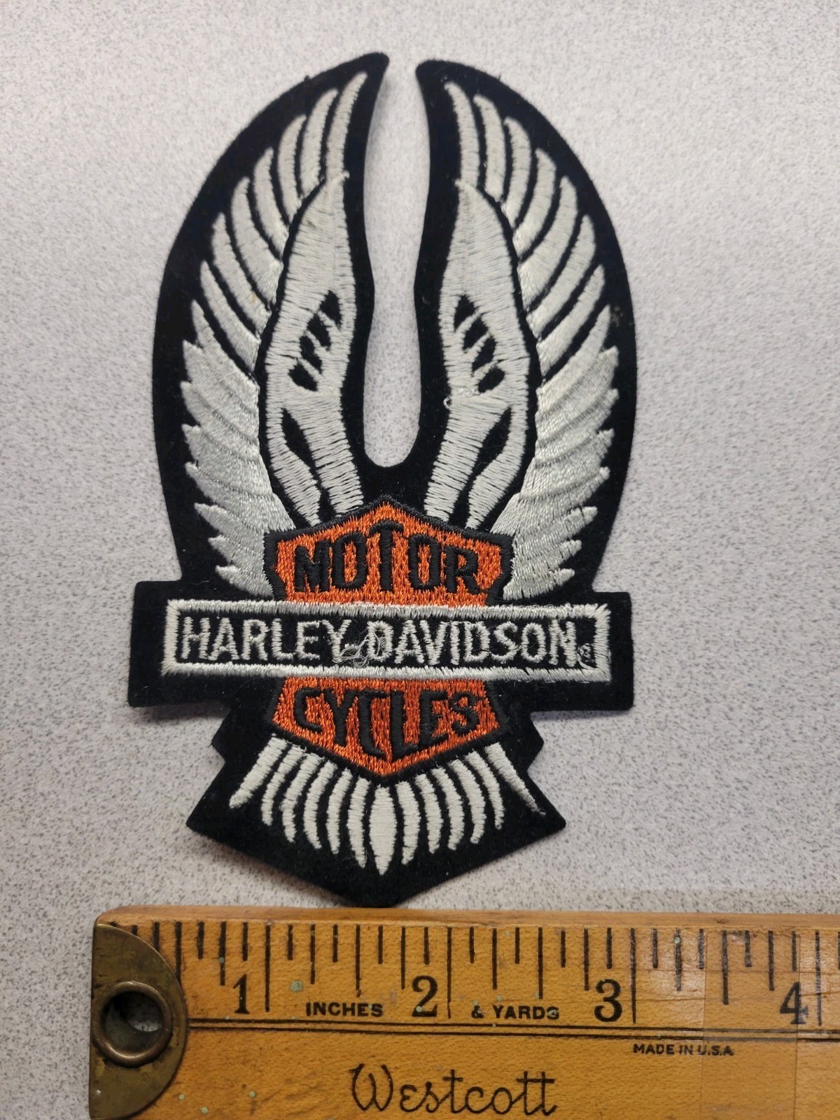 HARLEY PATCH  5.25 IN TALL 3.25 WIDE