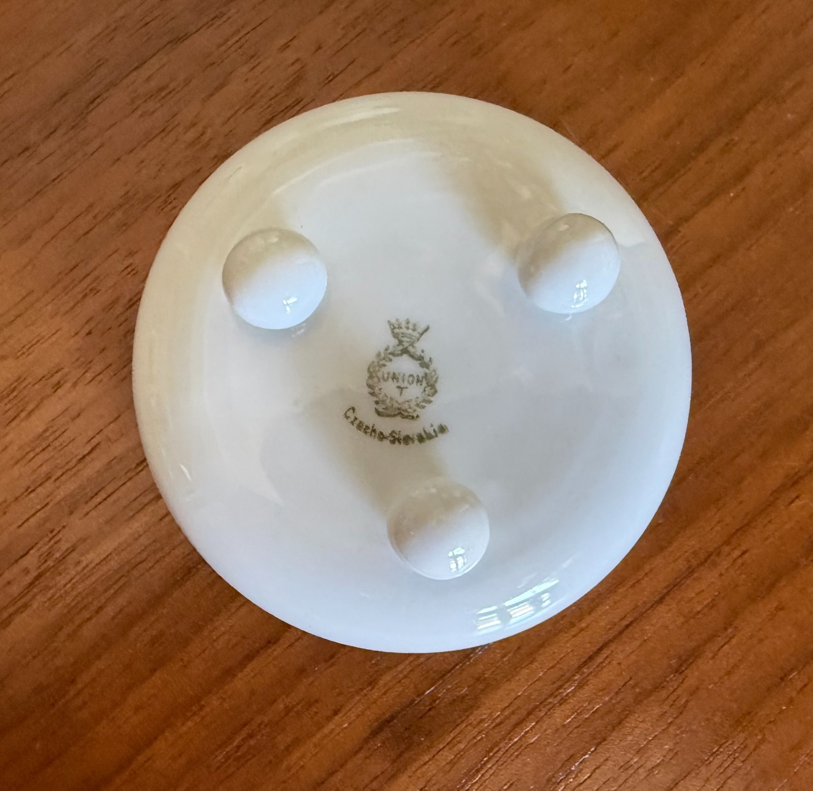 Historically significant porcelain salt cellars made in czechloslovakia