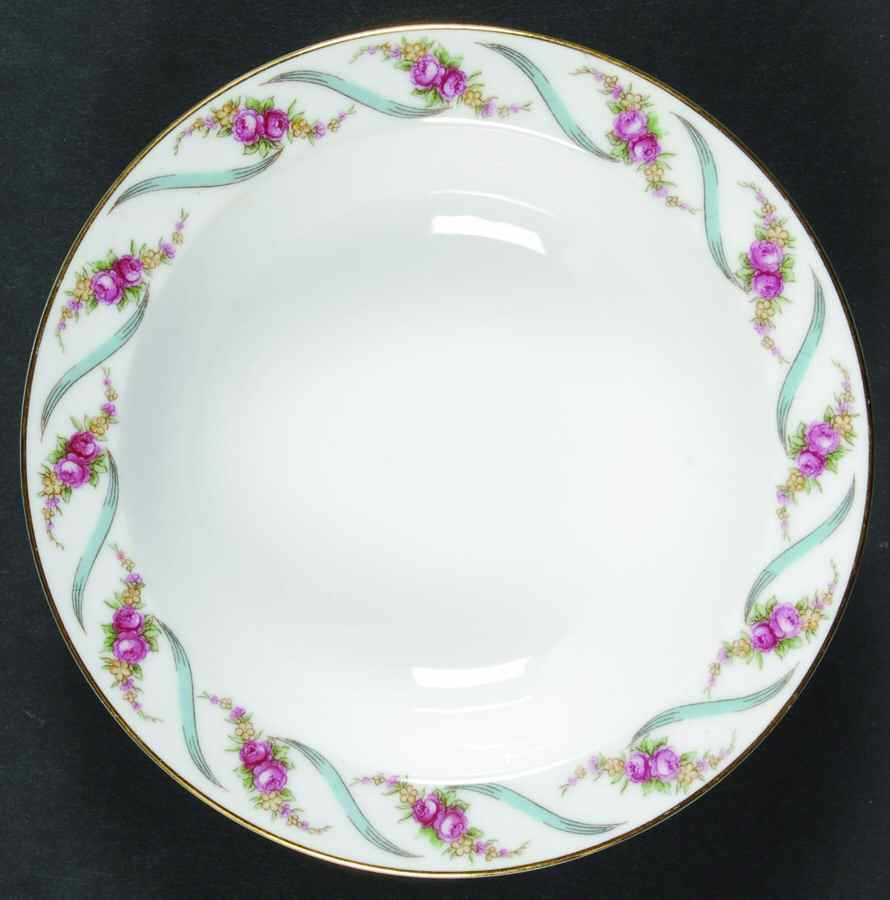 Noritake Maywood Rimmed Fruit Dessert  Bowl 449694
