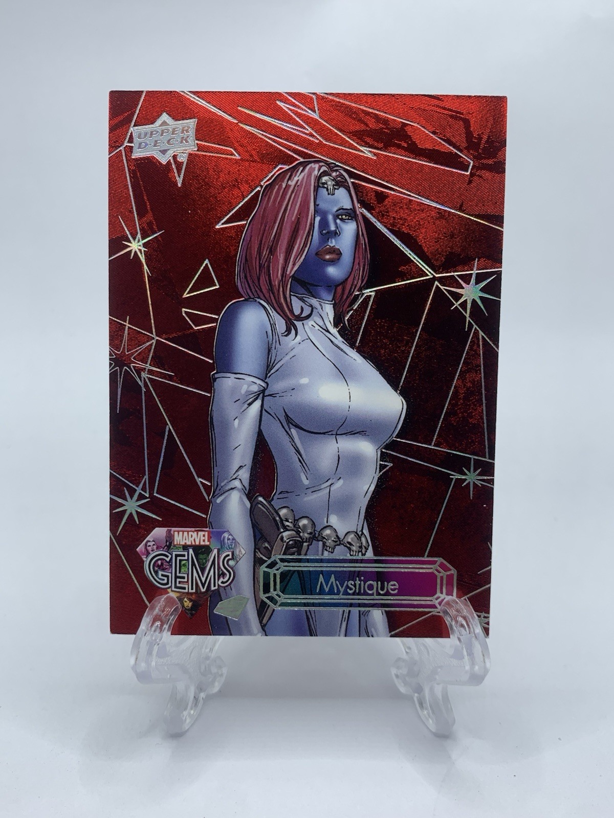 2016 Upper Deck Marvel Gems - Mystique #13 - Ruby /99