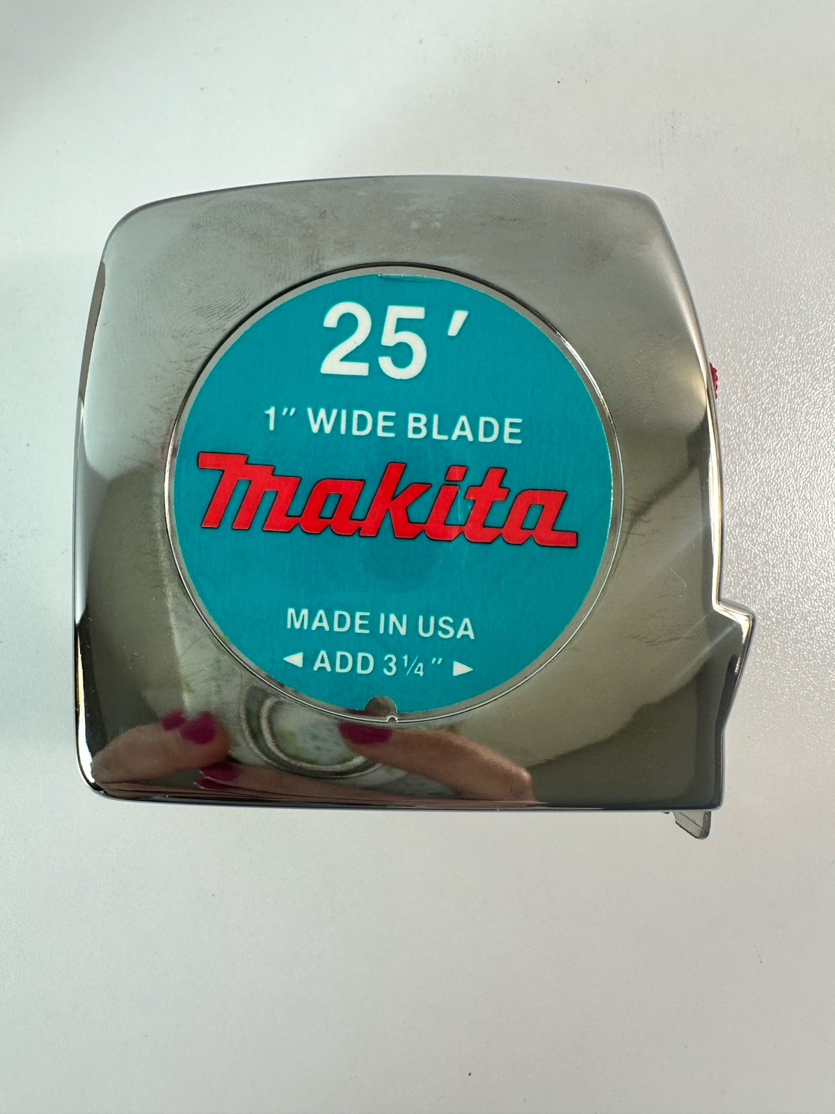 Vtg 70's Makita USA 25' Chrome Tape Measure 1 Vtg 70's Makita USA 25' Chrome Tape Measure 1