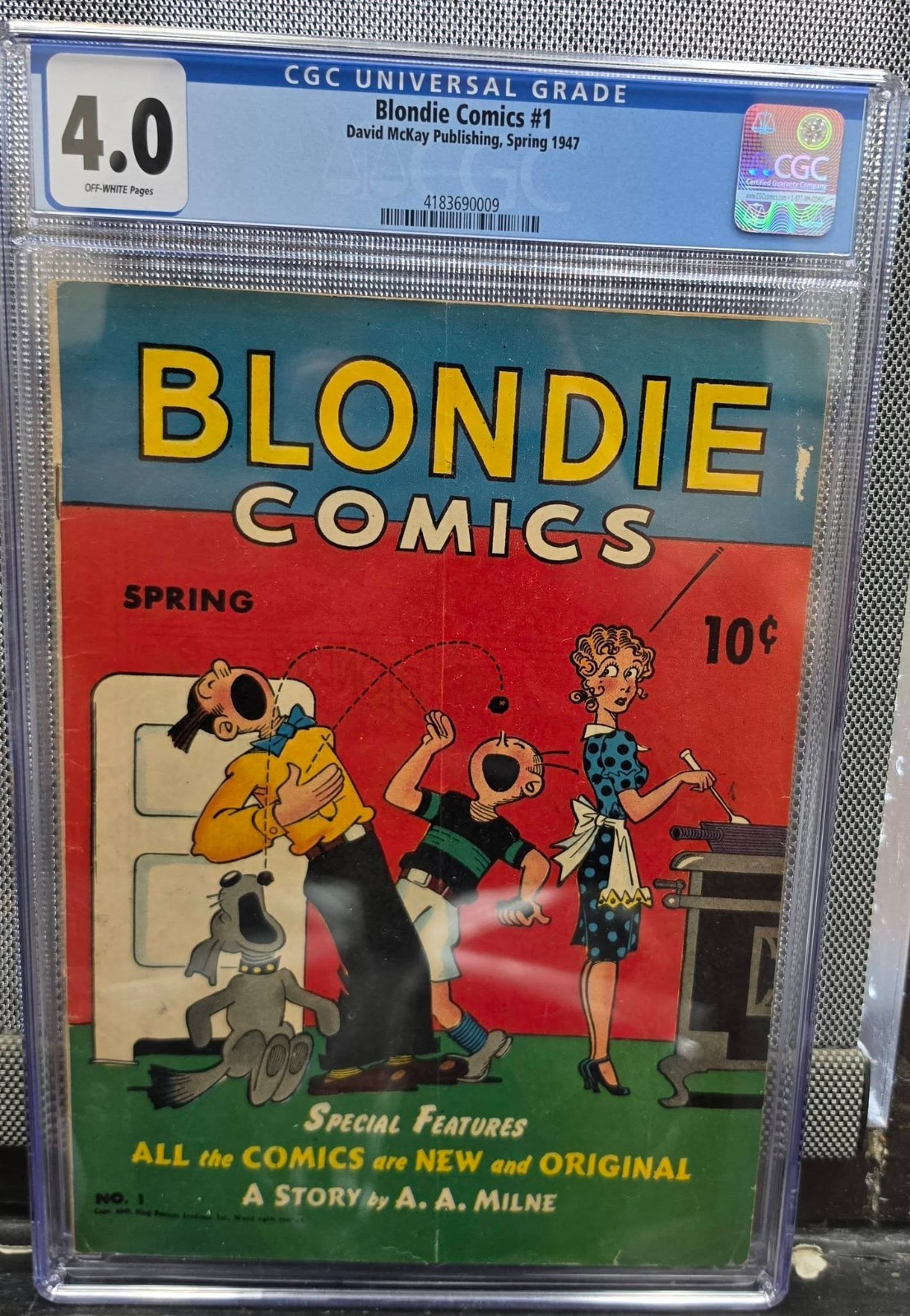 BLONDIE COMICS MONTHLY #1   CGC 4.0   McKAY PUBLISHING 1947