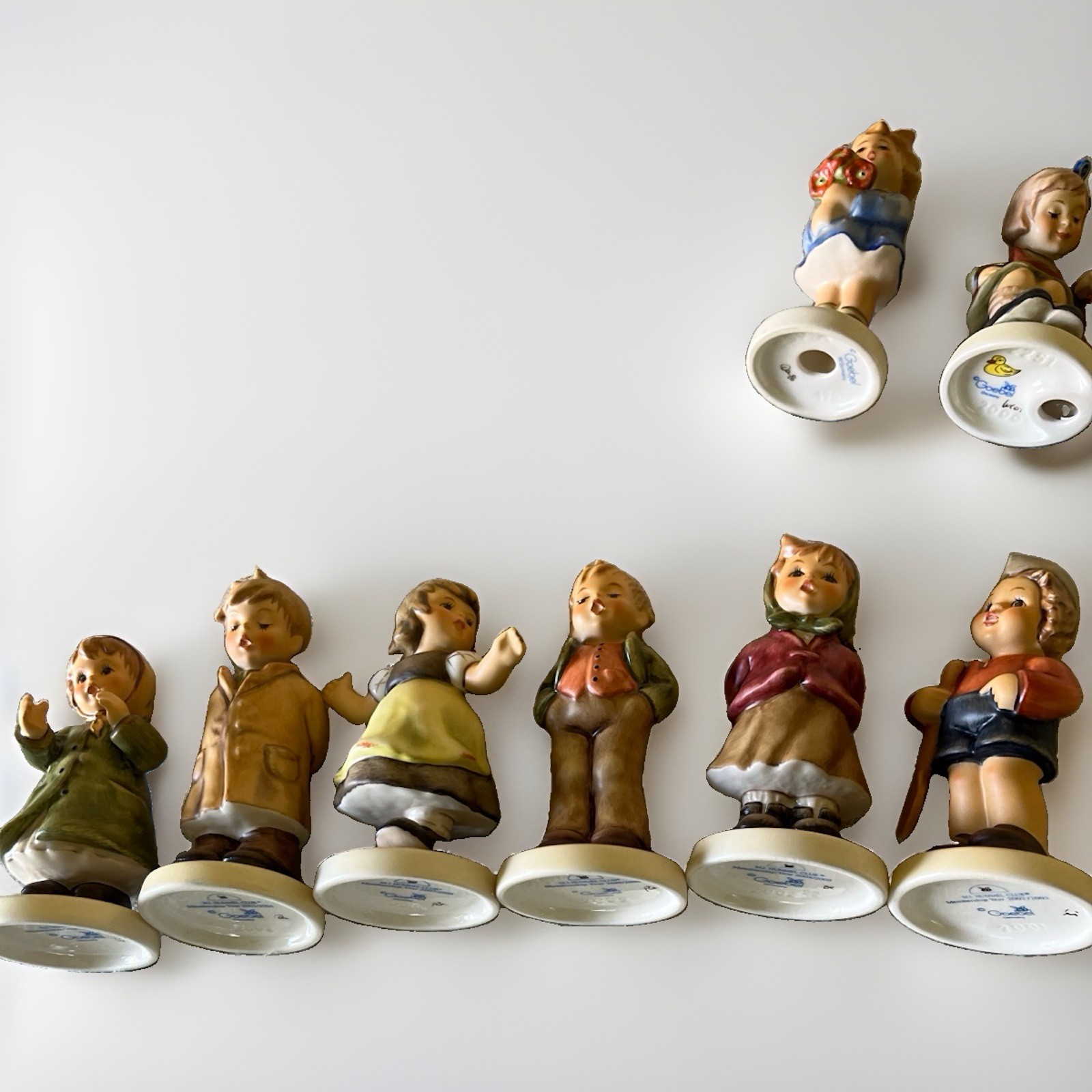 Goebel M I Hummel Club Figurines All Signed And Mold # Goebel M I Hummel Club Figurines All Signed And Mold #