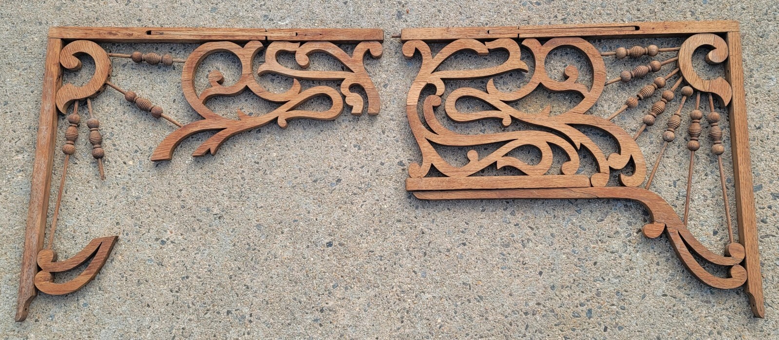 Victorian Two Piece Wooden Fretwork 24