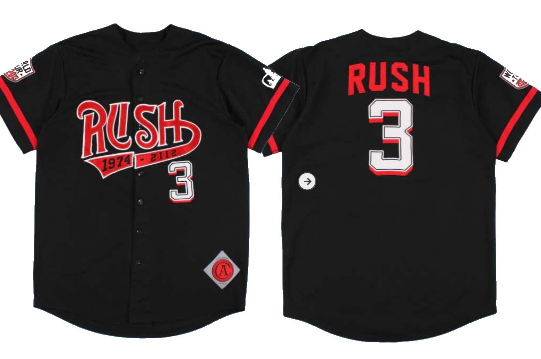Christmas gift Rush Band Baseball Baseball Jersey Reprinted All Size T-Shirt 23D