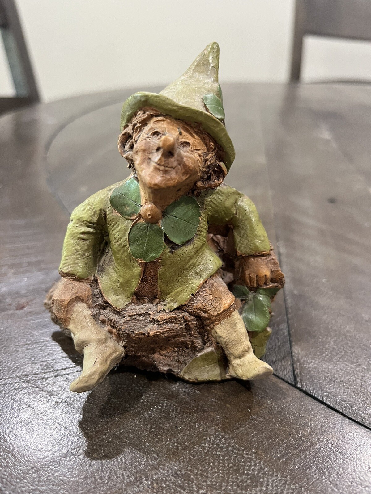 Tom Clark Gnome- Patrick- 1980’s Rare Vtg Cain Studio Legs Hanging No Coin