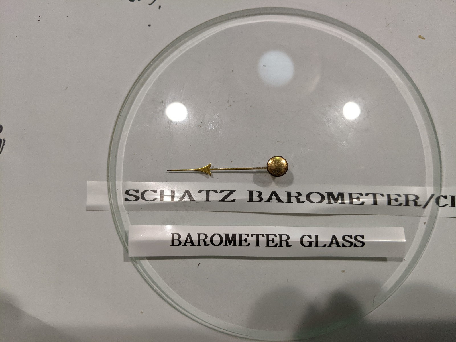 SCHATZ SHIP\'S WHEEL BAROMETER/CLOCK BONEYARD PARTS: USED YOUR CHOICE 