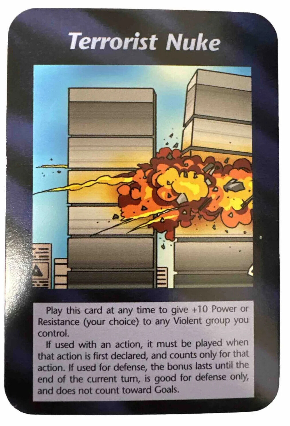 Unlimited TERRORIST NUKE Illuminati Card Game Steve Jackson 1995 INWO NrMt