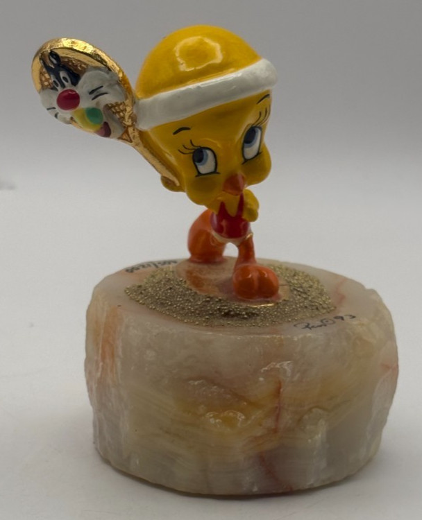 Vintage Ron Lee Looney Tunes Tweety Bird Tennis Figurine \