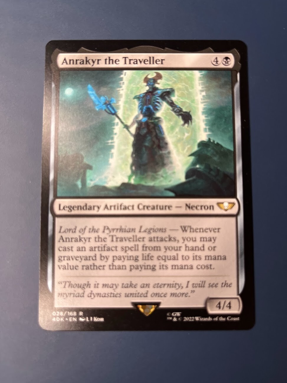 1x ANRAKYR THE TRAVELLER - Warhammer 40k - MTG - Magic the Gathering
