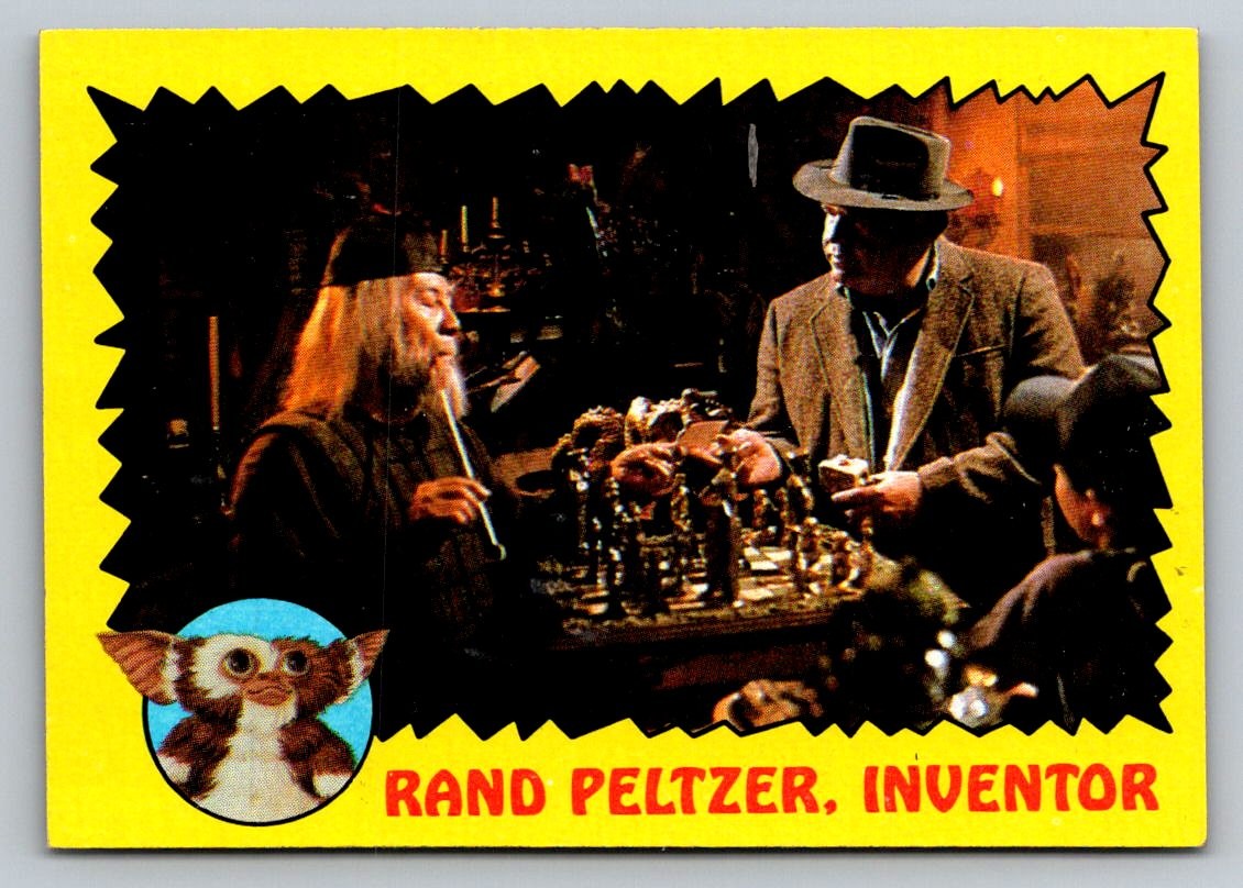 1984 Topps Gremlins #4 Rand Peltzer, Inventor