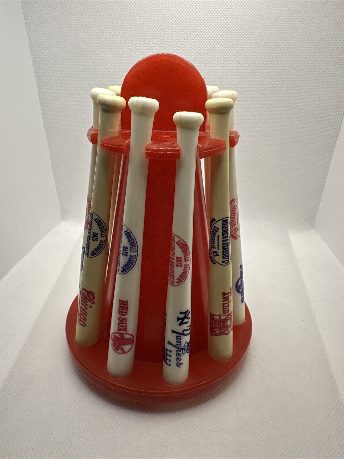 Vintage 1980s LOUISVILLE SLUGGER MINI BASEBALL BAT COIN BANK MLB