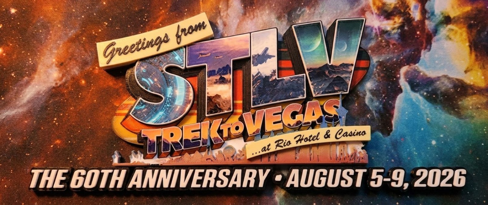 Star Trek 60th Anniversary Poster 36x15.28