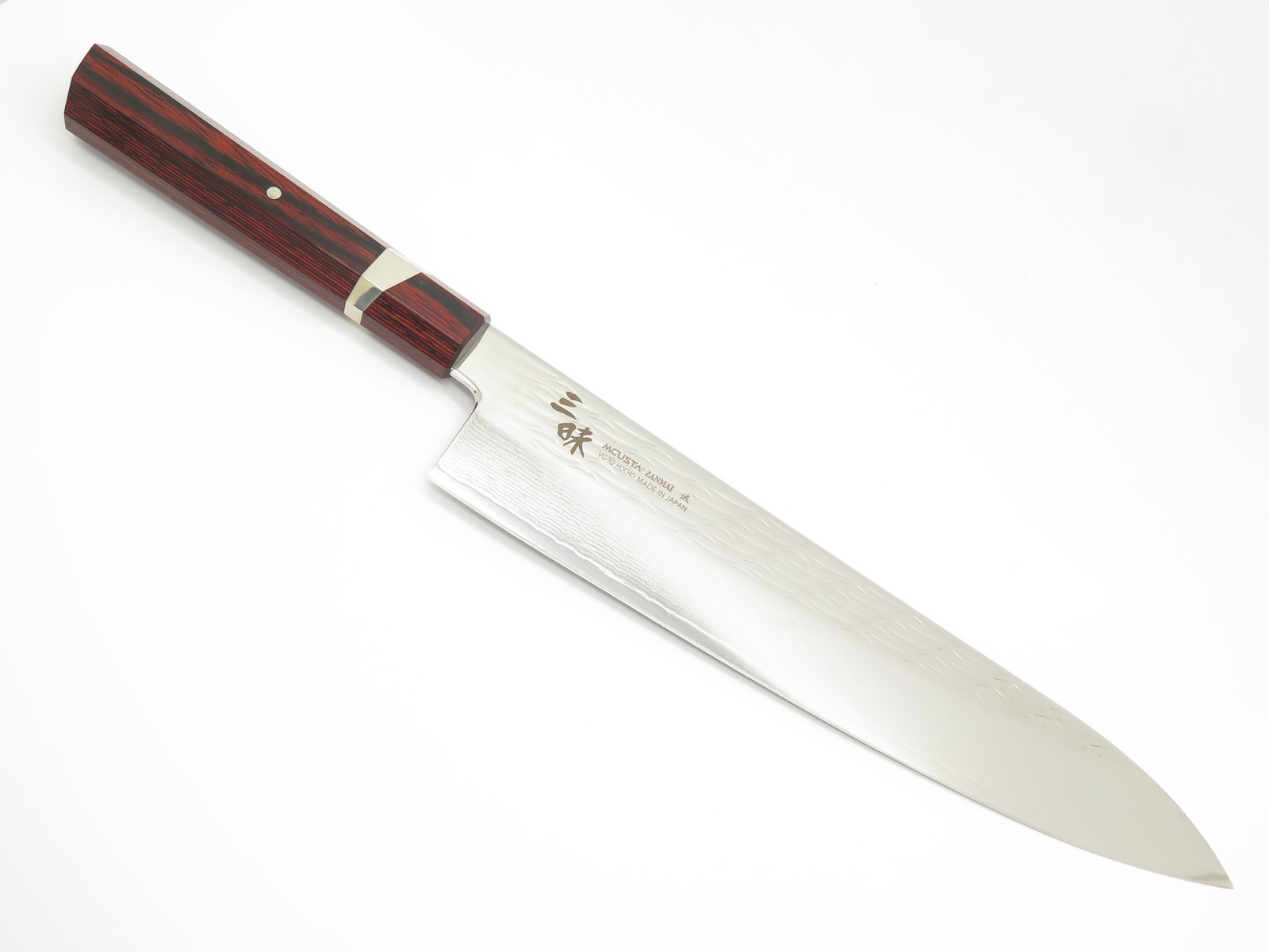 Mcusta Zanmai Seki Japan Japanese 240mm Damascus Kitchen Cutlery Chef Knife Mcusta Zanmai Seki Japan Japanese 240mm Damascus Kitchen Cutlery Chef Knife