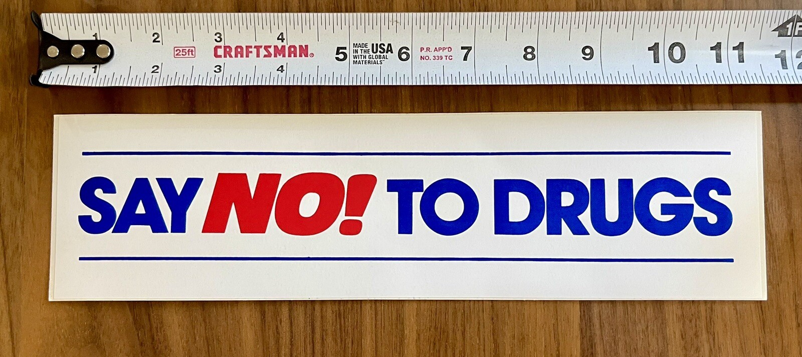 Vintage DARE Sticker SAY NO TO DRUGS Bumper Sticker 11.5” X 3” NOS 🔥 Vintage DARE Sticker SAY NO TO DRUGS Bumper Sticker 11.5” X 3” NOS 🔥