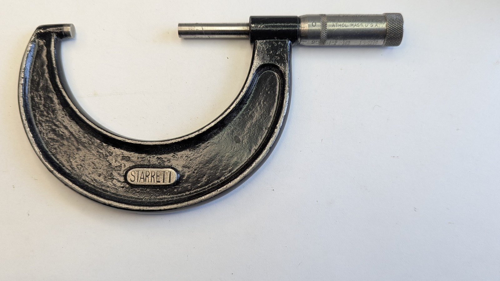 Starrett No. 436 Outside Micrometer 2
