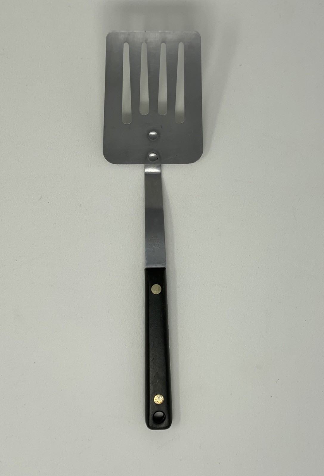 Vintage EKCO Flint Vanadium SHORT Slotted Spatula 10.5 Vintage EKCO Flint Vanadium SHORT Slotted Spatula 10.5