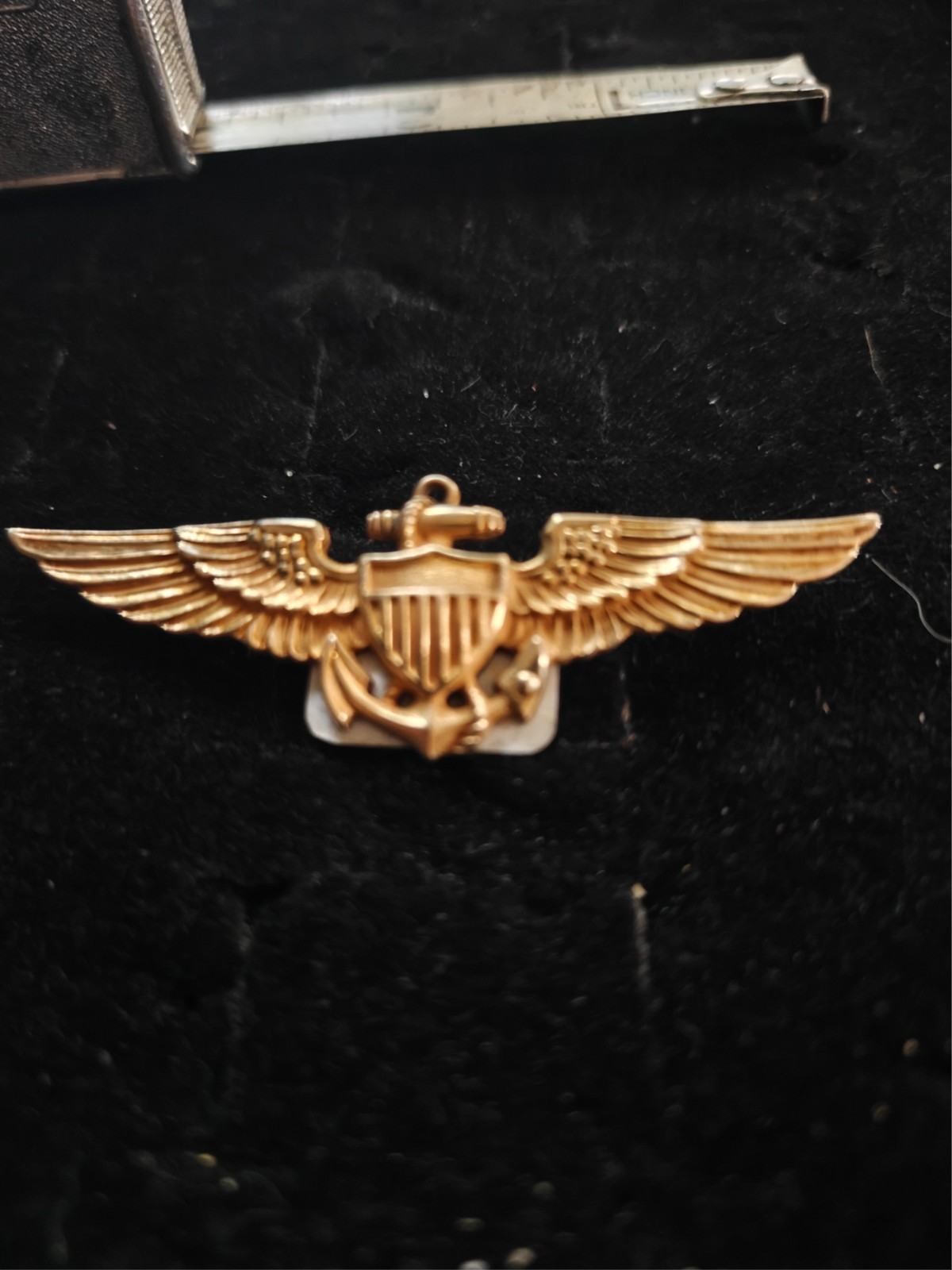 Mint Condition Vintage Sterling + 1/20 10K GF Naval Sweetheart Wings Mint Condition Vintage Sterling + 1/20 10K GF Naval Sweetheart Wings