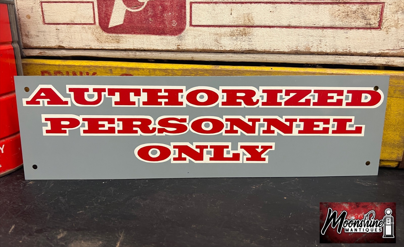 Vtg. 1960's Authorized Personnel Only Sign - NOS