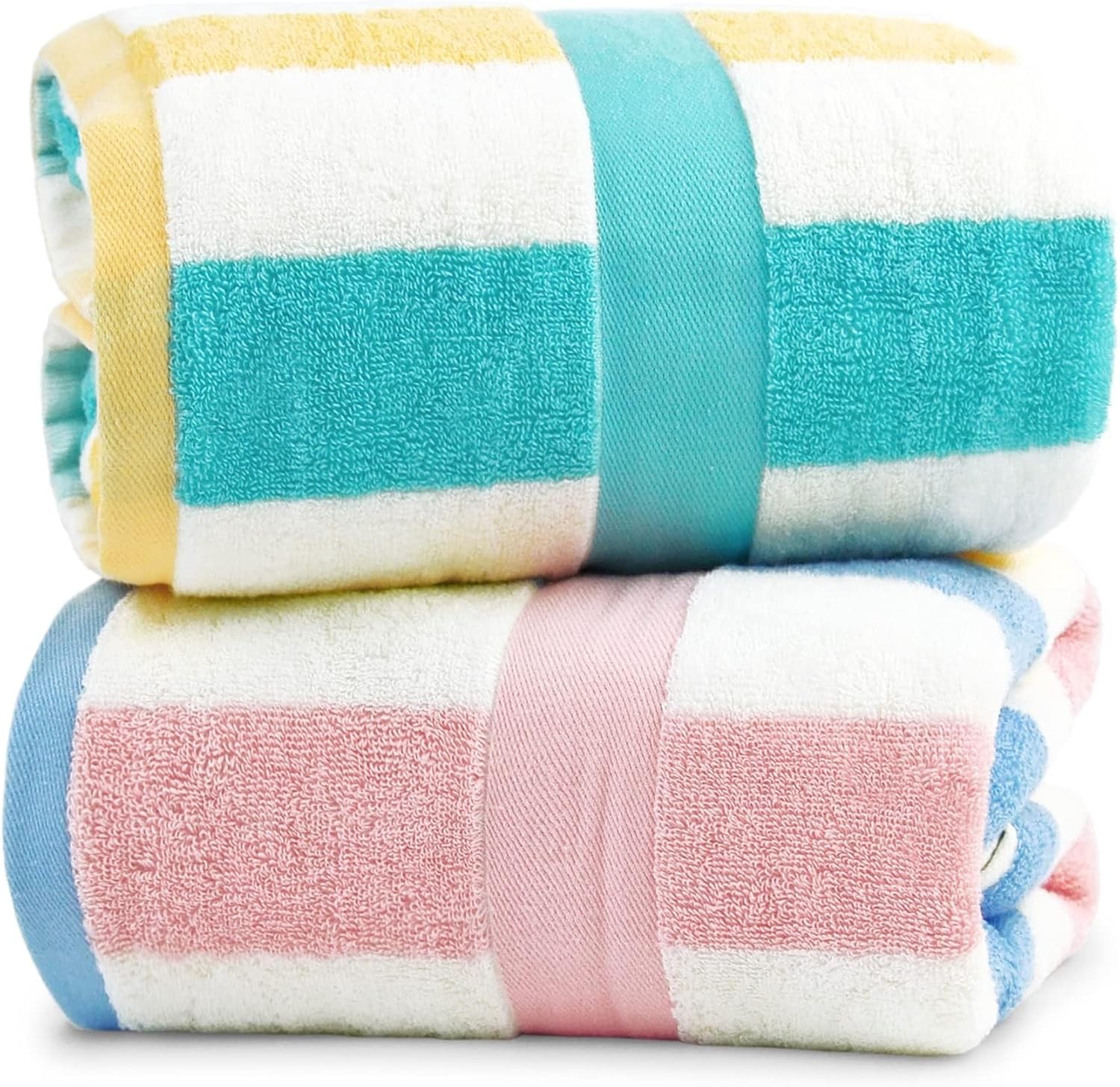 Jacquotha 2-Pack Cotton Bath Towels, 55x27.5