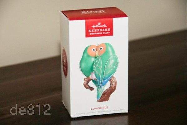 MIB Hallmark  2026 LOVEBIRDS KOC Exclusive Orn  - 