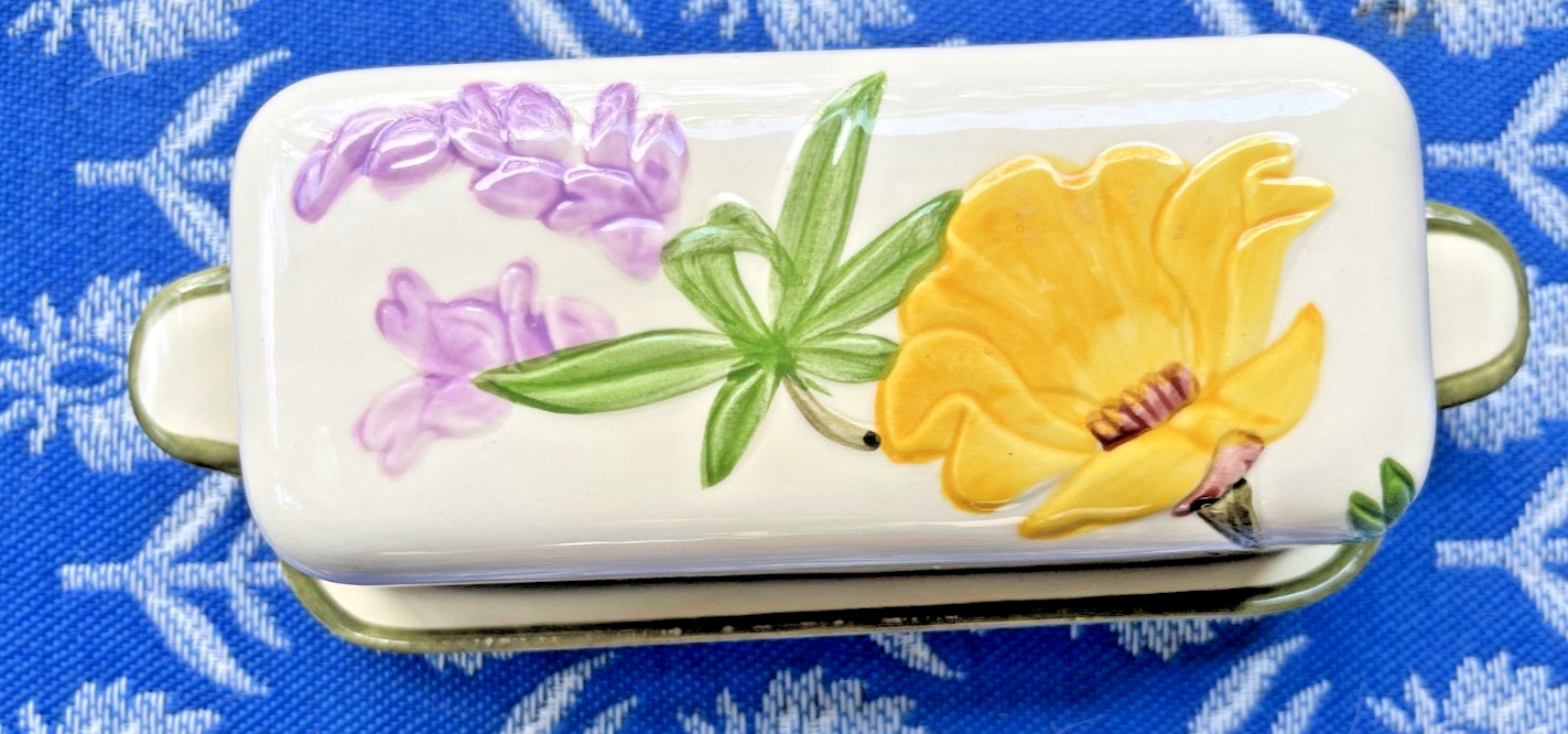 Franciscan poppy butter keeper