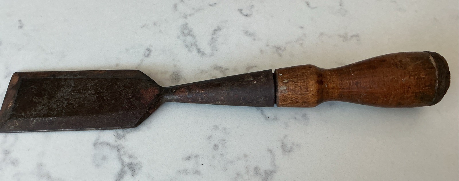Vintage Antique Greenlee Rockford 1-1/2 Inch Bevel Edge Wood Chisel Made In USA
