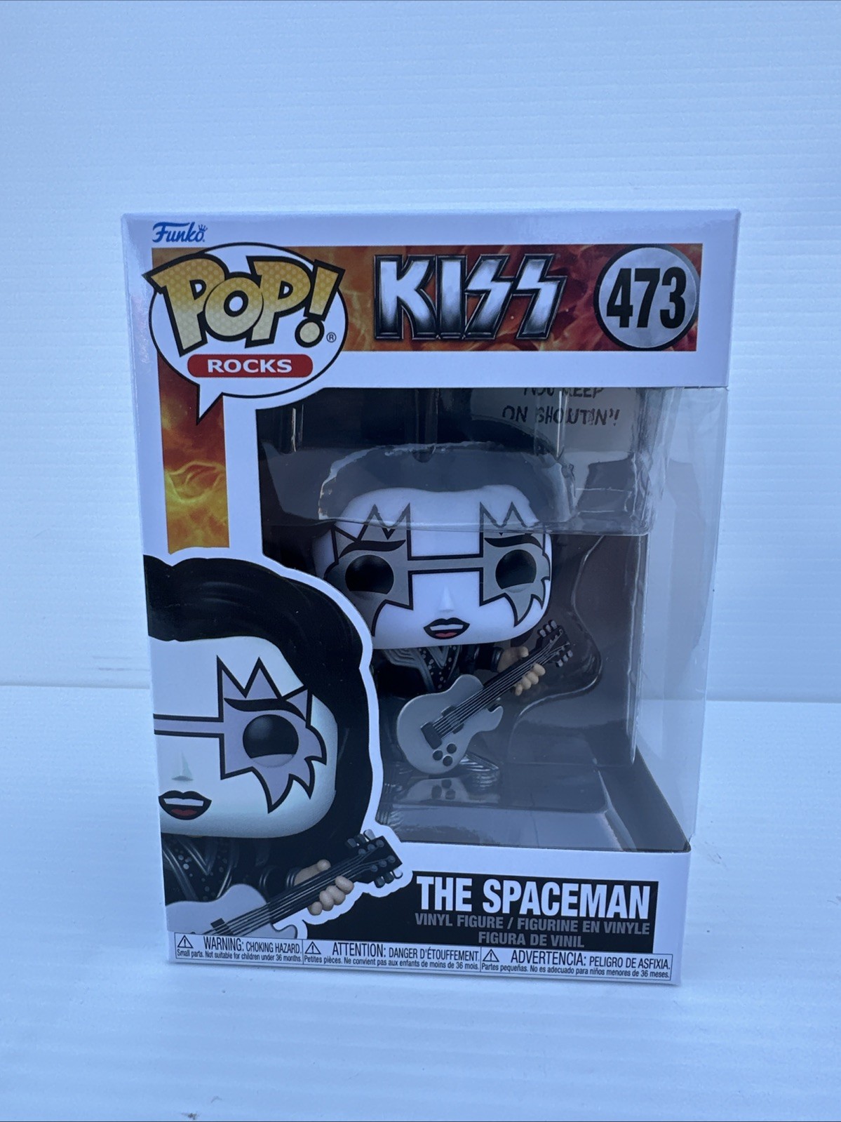 Funko Pop KISS The Spaceman Rock and Roll All Nite Vinyl Toy Figure #473