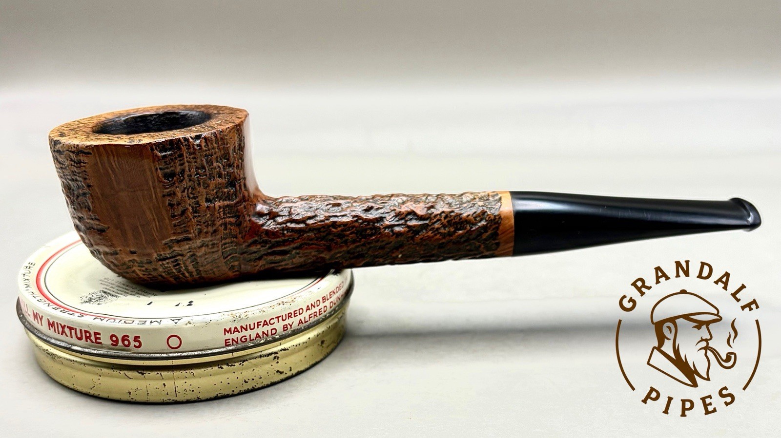Charatan’s Free Hand Relief Lane Era Long Shank Panel Pot English Estate Pipe