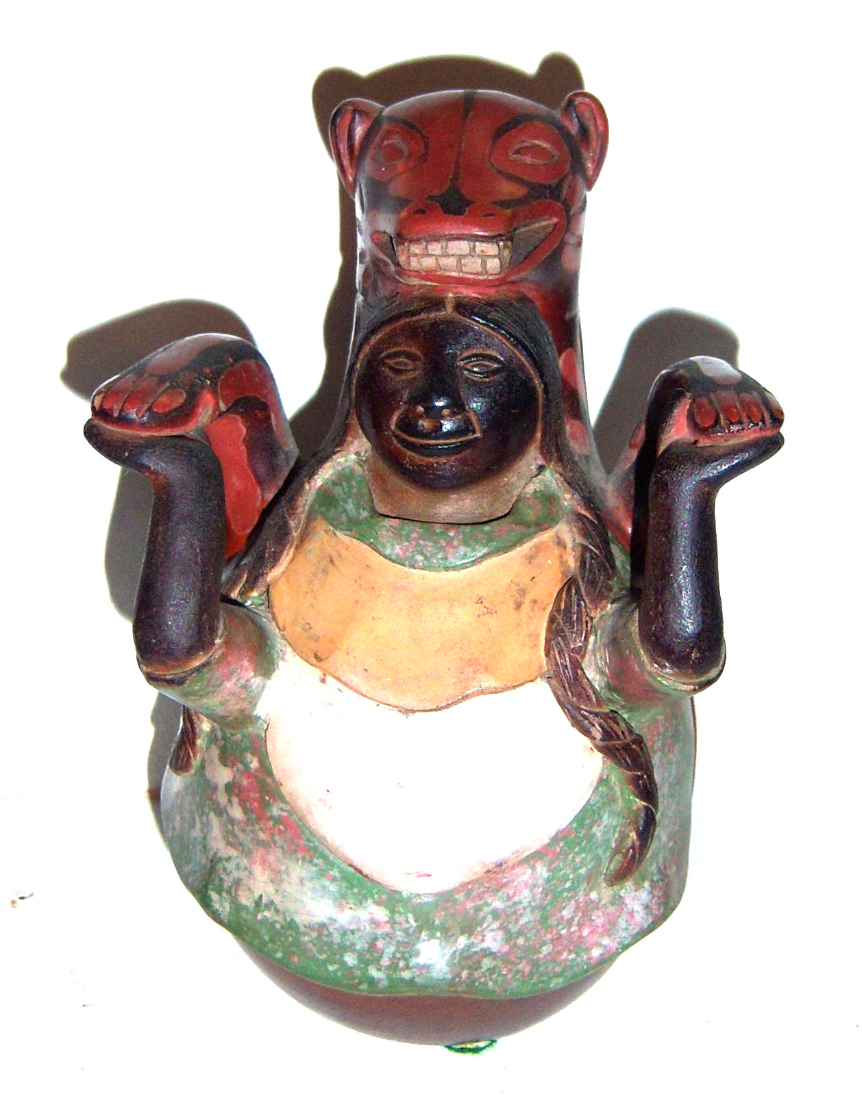 Peruvian Pottery - Miguel Sullon Paz Chulucanas Folk Art