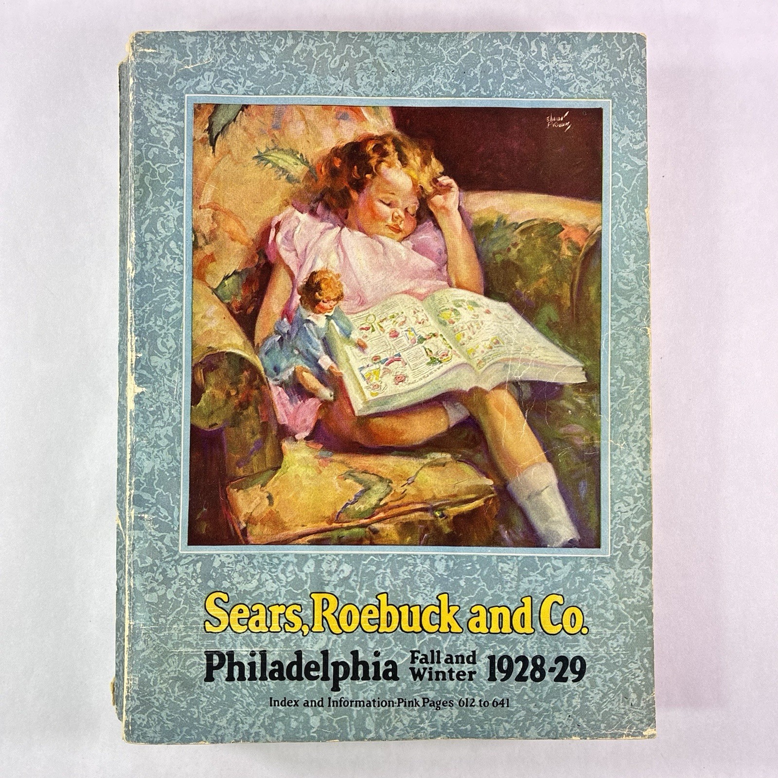 Antique Sears Roebuck and Co. 1928-29 Fall and Winter Catalog Philadelphia Rare Antique Sears Roebuck and Co. 1928-29 Fall and Winter Catalog Philadelphia Rare