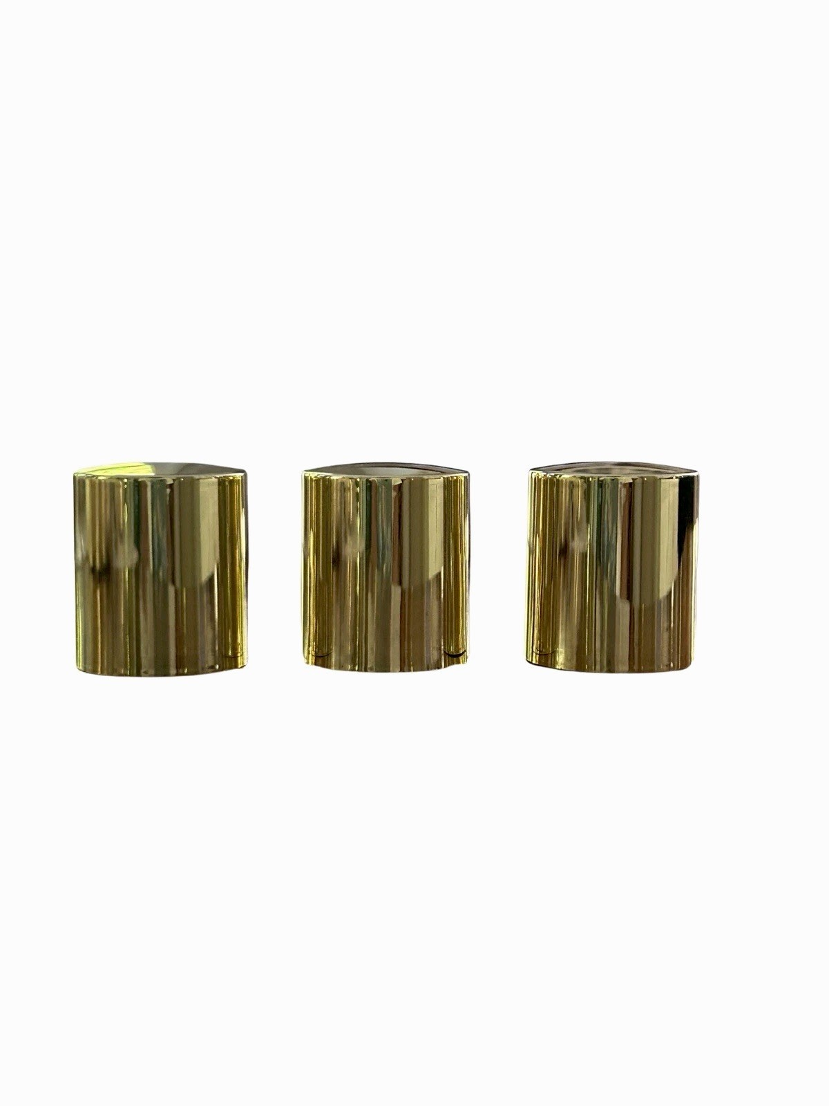 Perfume Tops, Glossy Bright Gold Weighted Cap/ 15mm /a set of 197 Available