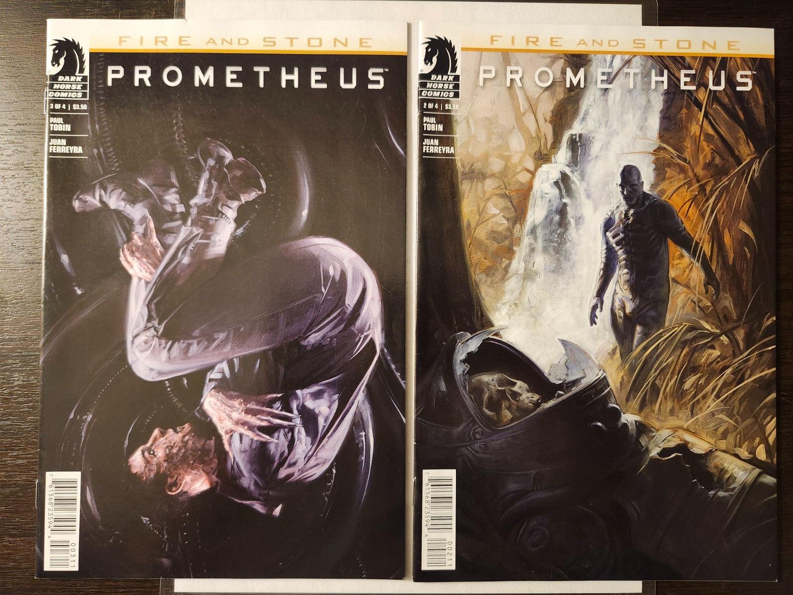 Prometheus Fire and Stone #2 & 3 (Dark Horse Comics)