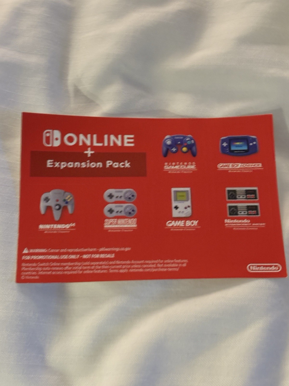 Nintendo Switch Online + Expansion Pass Game Consoles Mini Sticker Sheet