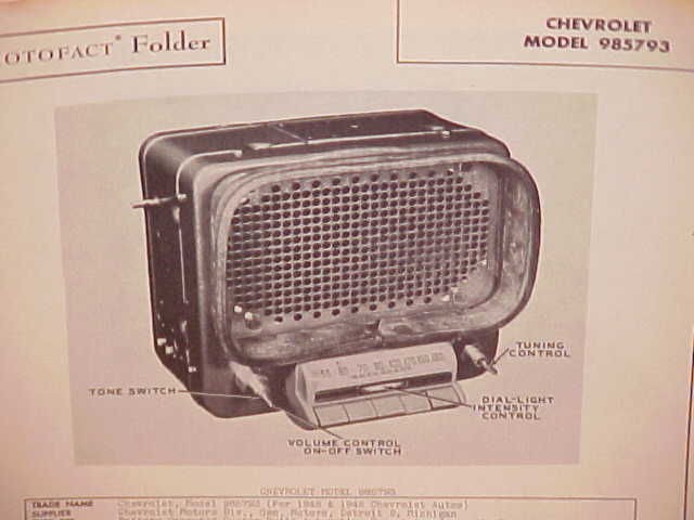 1942 1946 1947 1948 CHEVROLET CAR STYLEMASTER AM RADIO SERVICE SHOP MANUAL 2 1942 1946 1947 1948 CHEVROLET CAR STYLEMASTER AM RADIO SERVICE SHOP MANUAL 2
