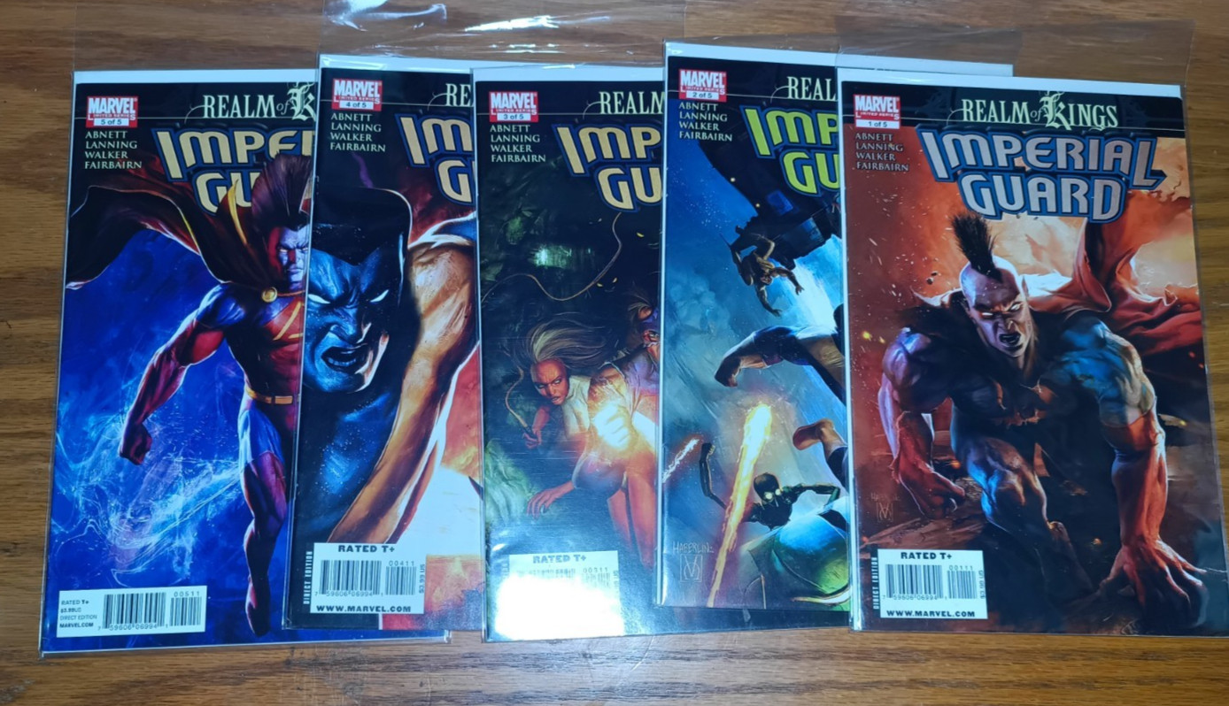Marvel Comics  Realm Of Kings Imperial Guard  2009 #1-5 Complete Set Full Run