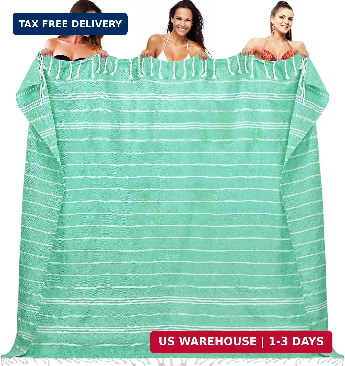 YSYJ Oversized Turkish Beach Towel Giant XXL Beach Towel Quick Dry Sand Free Ext