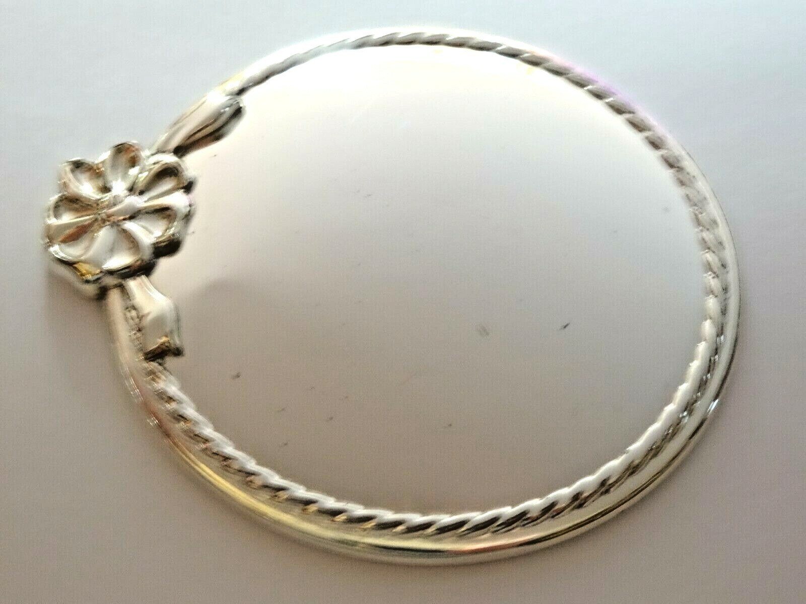Oneida Silverplate Purse Mirror ~ Non Tarnish Silver Purse Mirror Made in Japan