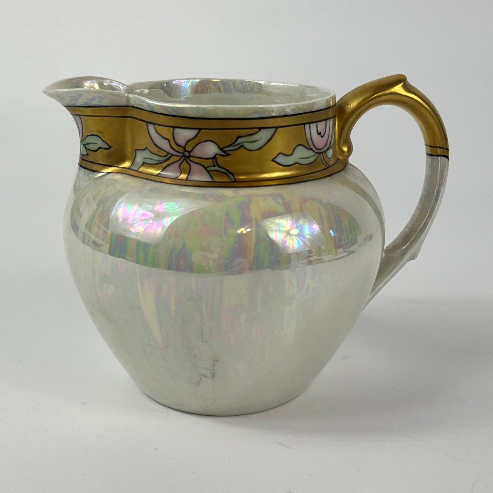 Antique Jean Pouyat Limoges Pitcher 4\