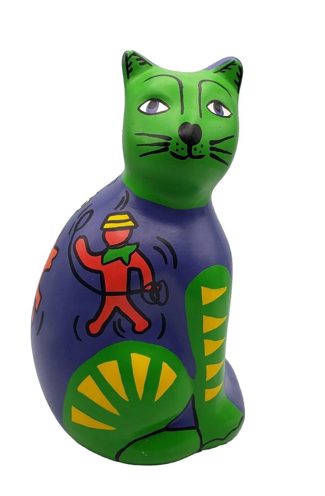 Vtg Cat Coin Bank 10