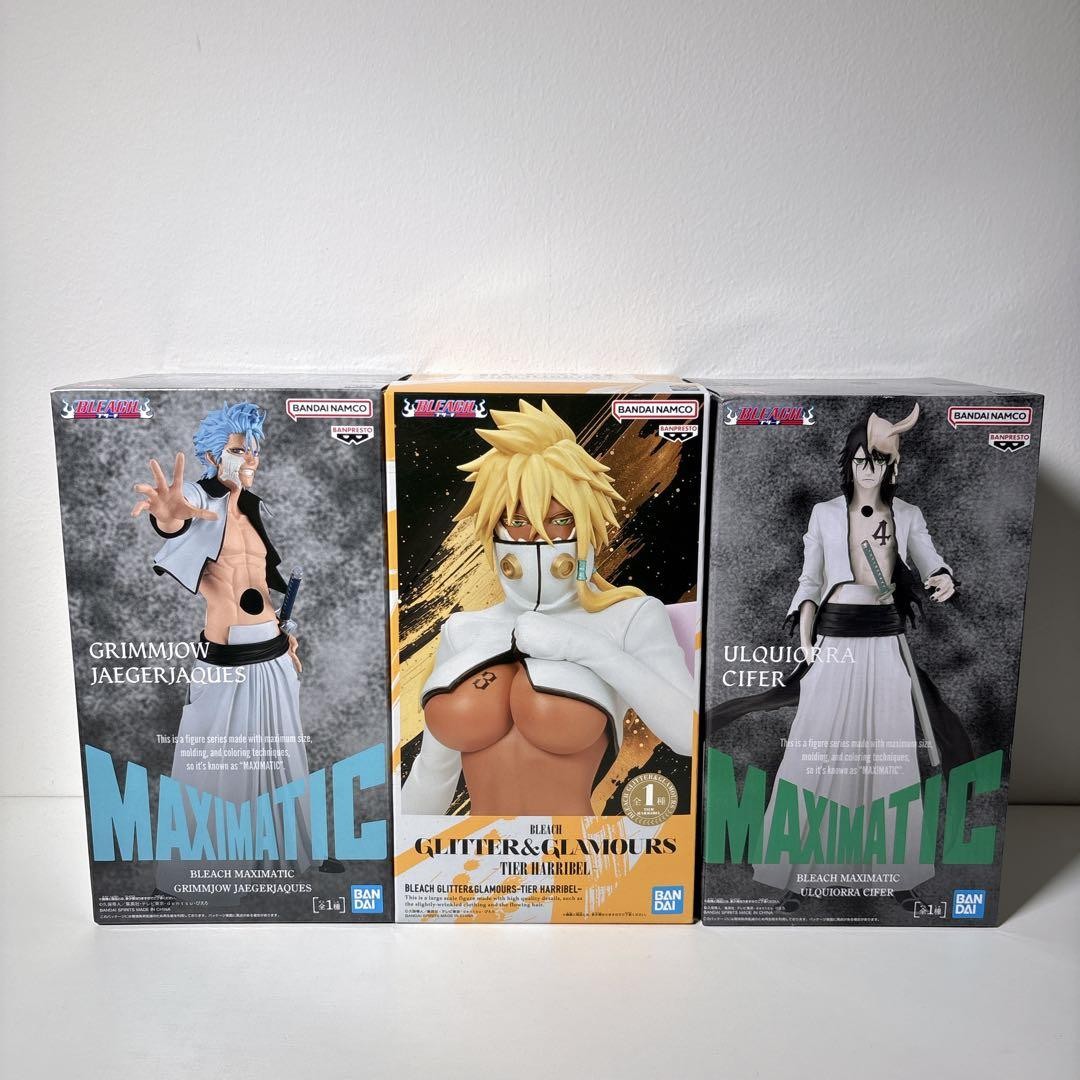 BLEACH Glitter & Glamorous Ulquiorra, Grimmjow and Harribel Figure 3-Piece Set