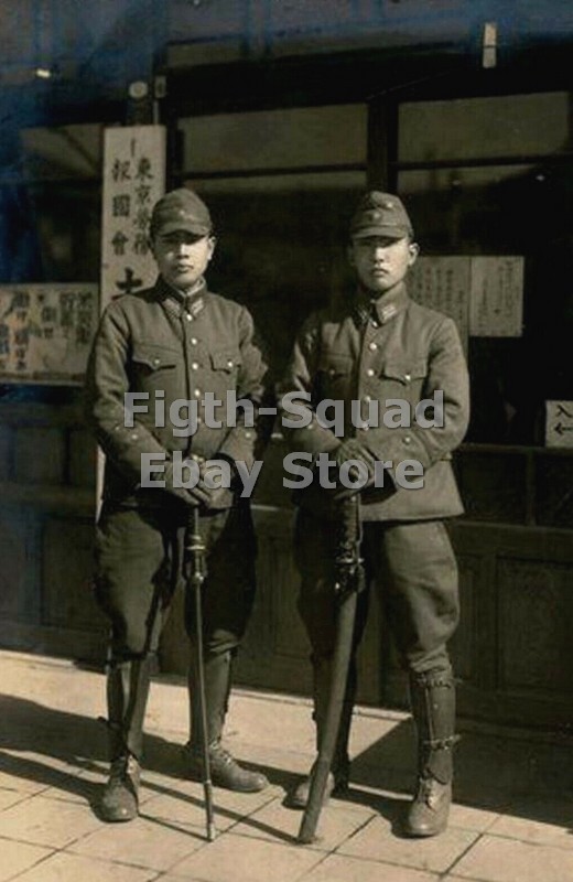 WW2 Picture Photo japanese soldiers 6087