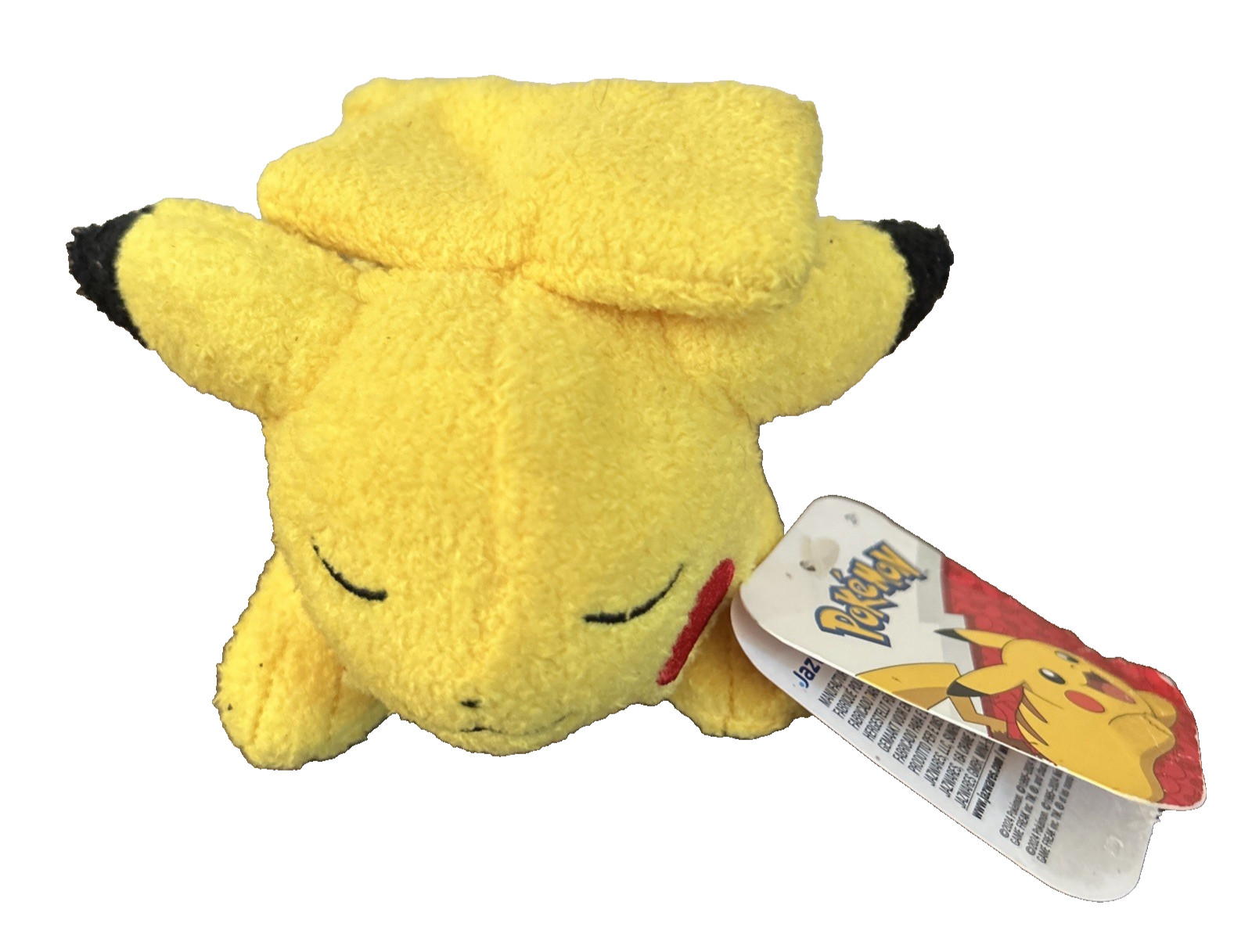 NEW 2024 Jazwares Pokémon Sleeping Pikachu Plush 6\