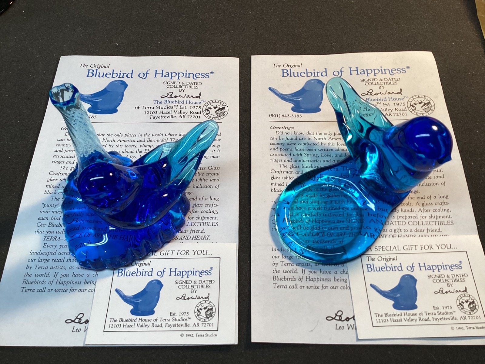 Bluebird of Happiness Pair. Bluebird of Happiness Pair.
