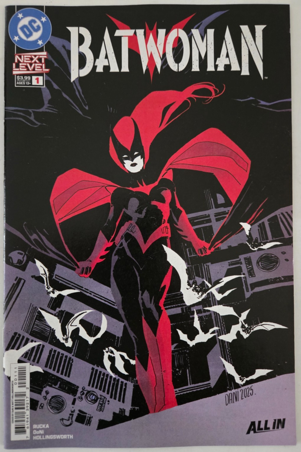 BATWOMAN #1 2 3 (2025) DC COMICS ALL IN NEXT LEVEL 1ST PRINTS GREG RUCKA DaNi
