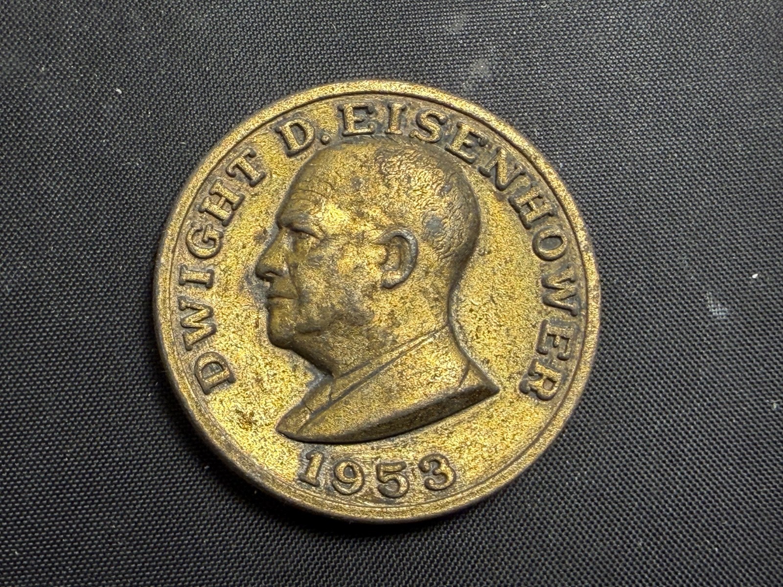 1966 Dwight D. Eisenhower Kayson Presidential Brass Plated 1\