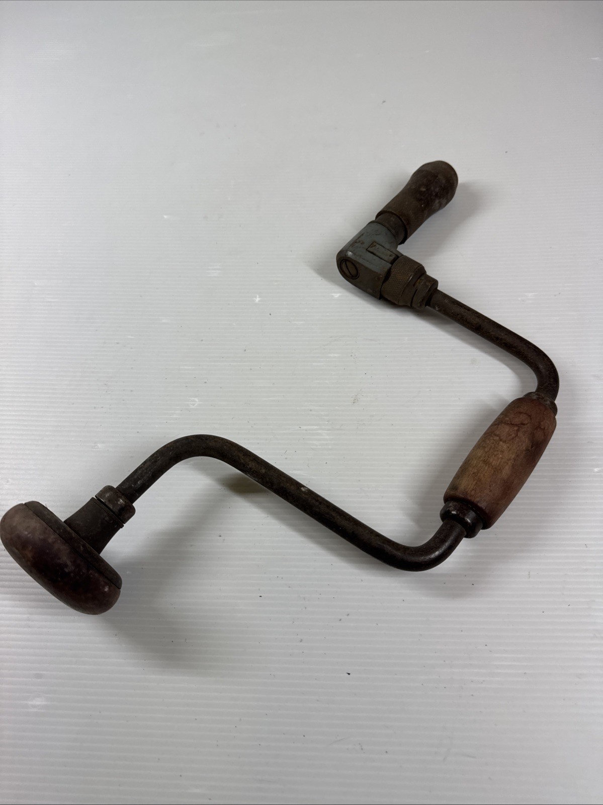 VTG Millers Falls 12” Bit Brace Hand Drill #1321 Made in USA Wood