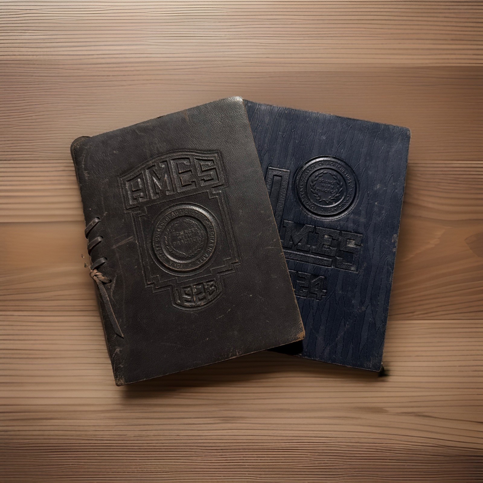 Rare 1923 & 1924 IOWA STATE COLLEGE COMMENCEMENT WEEK Leather Booklets Rare 1923 & 1924 IOWA STATE COLLEGE COMMENCEMENT WEEK Leather Booklets