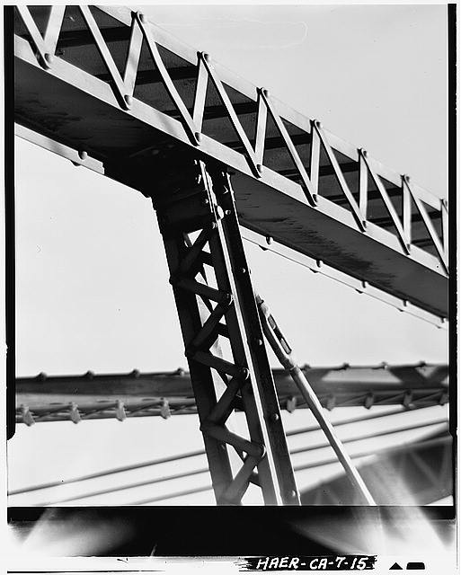 Photo:Colusa CA 1910s Sacramento River Bridge Truss Members